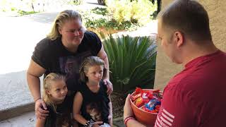 Man slams door in trick-or-treaters face!!! (Trailer Trash Tammy)