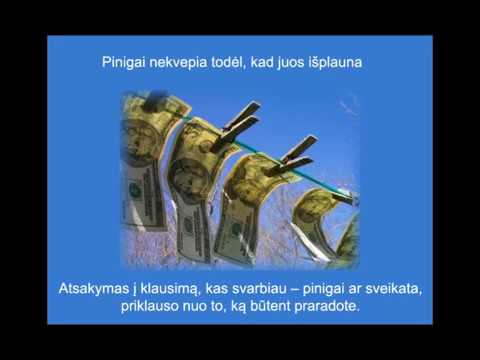 Video: Aforizmai ir citatos apie pinigus