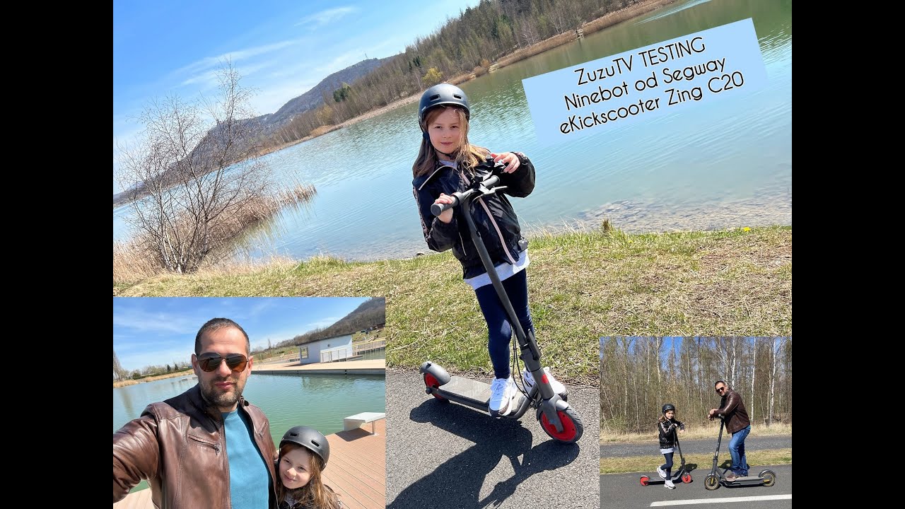 ZuzuTV TESTING Ninebot od SEGWAY eKickscooter Zing C20 🛴👨‍👩‍👧