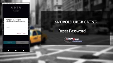Android Uber Clone - Part 20 Add Reset Password Features