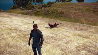 Break dancing goat