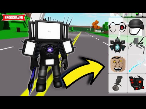 HOW TO TURN INTO Skibidi Toilet 65 in Roblox Brookhaven! ID Codes - Part 3 & 4