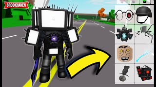 HOW TO TURN INTO Skibidi Toilet 65 in Roblox Brookhaven! ID Codes - Part 3 & 4