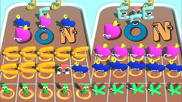 Merge Alphabet Letter Lore Run All Levels Max Gameplay Android, iOS #3