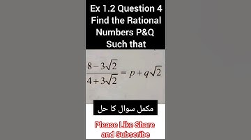 class 9 maths chapter 1 exercise 1.2 question 4 new book 2025