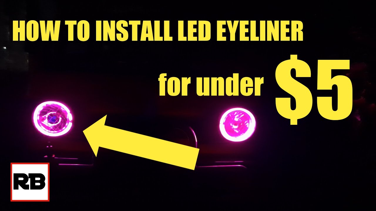HOW TO INSTALL LED EYELINE FOR MULTICAB FOR ONLY $5 - TAGALOG BUILD ...