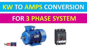 KW To AMP Conversion for 3 Phase System