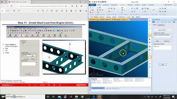 MSC Nastran Patran - Workshop 6 - Frame Surface Model Analysis