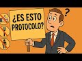 ¿Es esto protocolo?