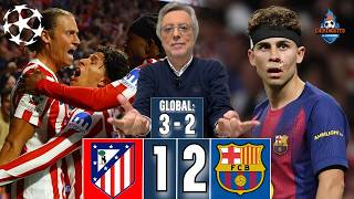 💥 ATLETICO MADRID ELIMINATES BARCELONA FROM THE CHAMPIONS LEAGUE! | Atletico Madrid 1-2 Barcelona...
