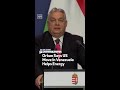 Orban Says US Move In Venezuela Helps Energy