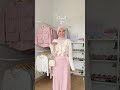 Coquette Core Outfit Ideas Hijabi Version 🎀 #gengshortsindonesia #stylingtips