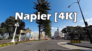 [4K] Driving Through New Zealand's Napier: A Scenic Journey