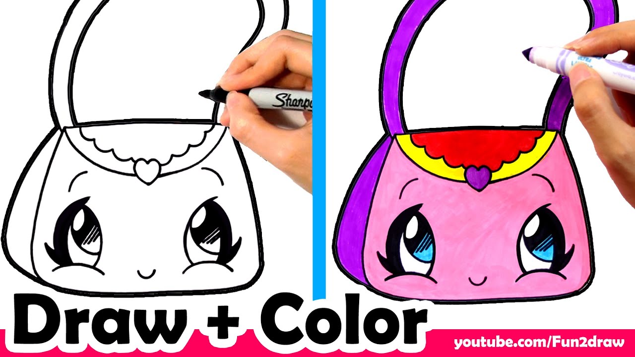 Easy Drawing School Bag #shorts - YouTube