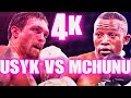 Oleksandr usyk vs thabiso mchunu highlights 4k