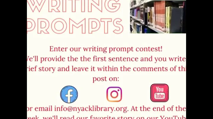 Please  Join Our Week 5 Writing Prompt Challenge and Listen to a Reading of Last Weeks Winner!