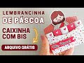 Caixinha para BIS - Lembrancinha de Páscoa - Arquivo Grátis