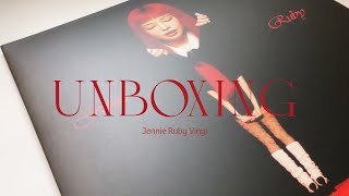 Unboxing Jennie Ruby Vinyl Album