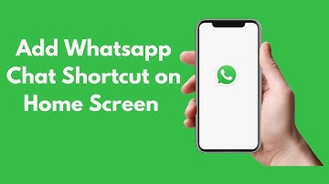 How to Add Whatsapp Chat Shortcut on Home Screen iPhone (2021)