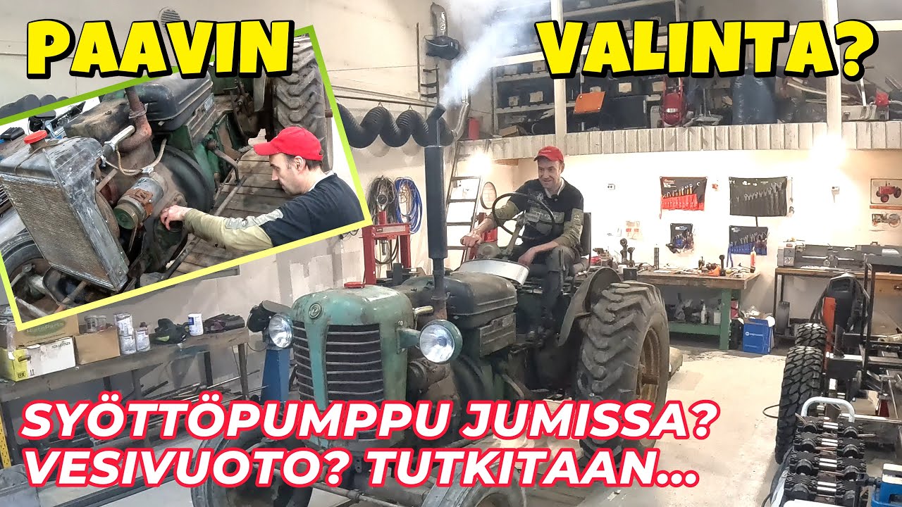 Rassataan ZETOR 25 Käyntiin. Seissyt pitkään, ostettu hinauskunnossa