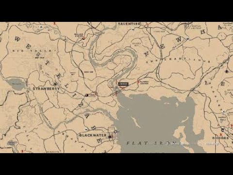 RED DEAD ONLINE - TESOURO DE BARDO! 3 OPÇÕES DE ENCONTRA-LO! (Mapa