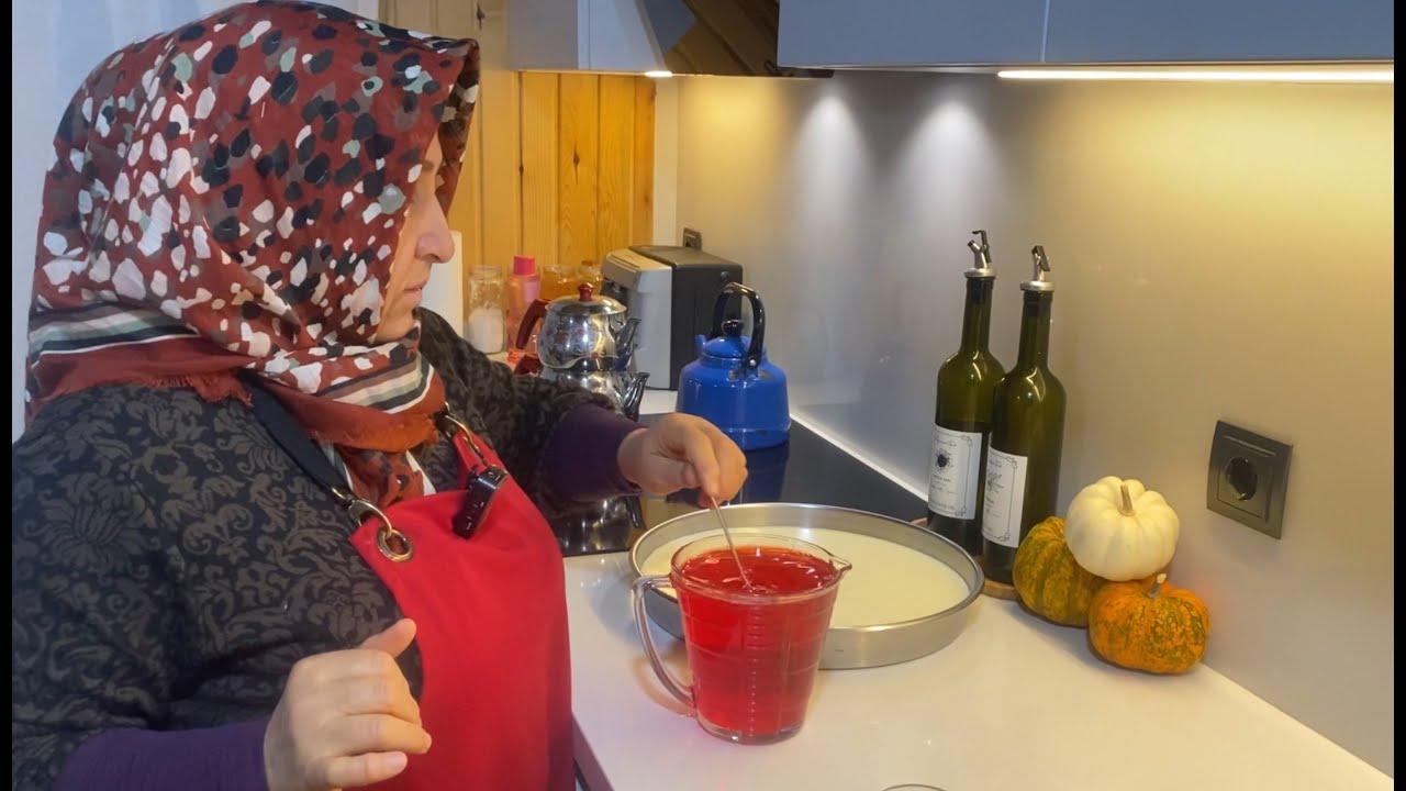 Akşam Oturmasına Dünya’nın EN HAFİF Tatlısını Yaptık😍