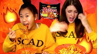 EXTREME SPICY NOODLE CHALLENGE MUKBANG