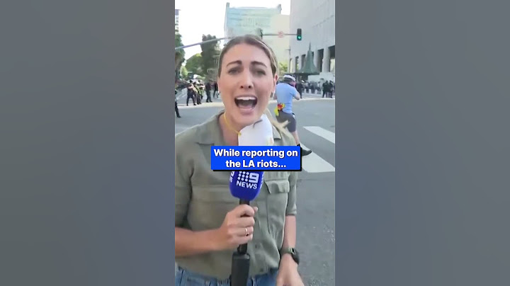 Australian news reporter shot on live TV by police in LA
