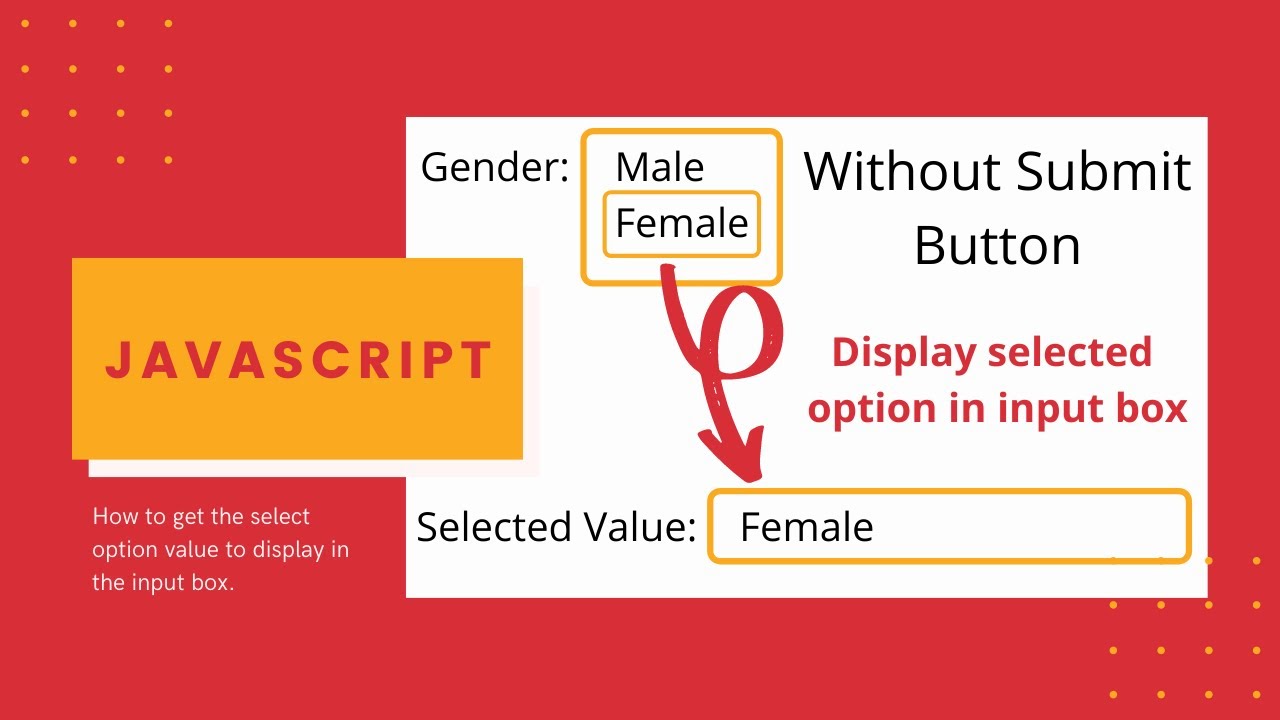 Get selector. Select option. Select html. Input-field select-option. Select and options in html.