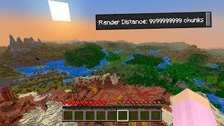 render distance 99999 = adeus pc