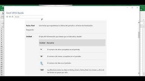 Opciones ocultas de Excel (Tutorial # 3) - Función SIFECHA.
