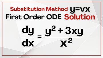 First Order Homogeneous Ordinary Differential Equations 3 | How to Solve First Order Homogeneous ODE