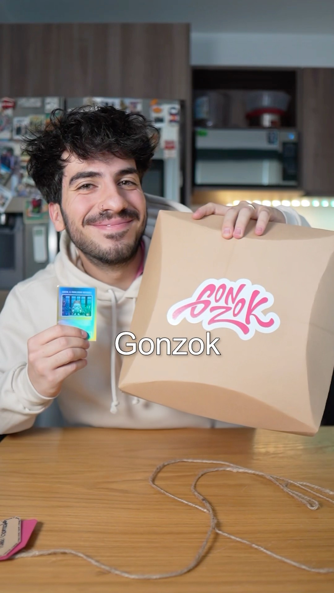 Gonzok me envió un paquete.