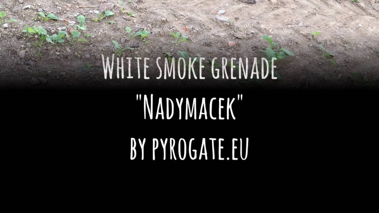 Smoke grenade Nadymacek by PyroGate.EU