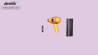 JESTIK FLOAT 1.0 ADJUSTABLE FLOATING SHELF WALL MOUNT WITH TEMPERED GLASS JM-D92