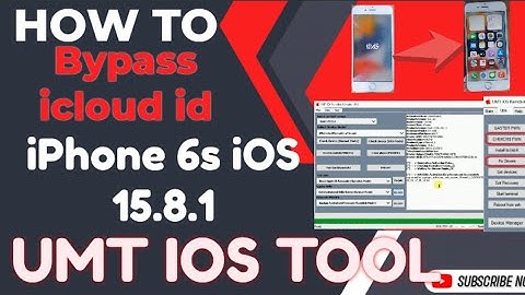 iphone 6s ios 15.8.1 bypass new method umt ios tool 2024 | bypass iphone 6s plus ios 15.8.1 | umt