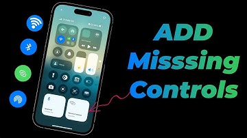 iOS 18 Control Center: Add Wi-Fi, Bluetooth, AirDrop, and HotSpot Toggles