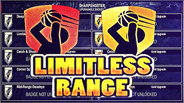 NBA 2K17 THE BEST LIMITLESS RANGE BADGE TUTORIAL!! GET MORE GREEN LIGHTS!!!