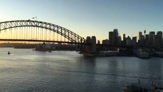 Sydney Harbour Bridge  Sydney Opera House 4k UHD Sunrise Timelapse