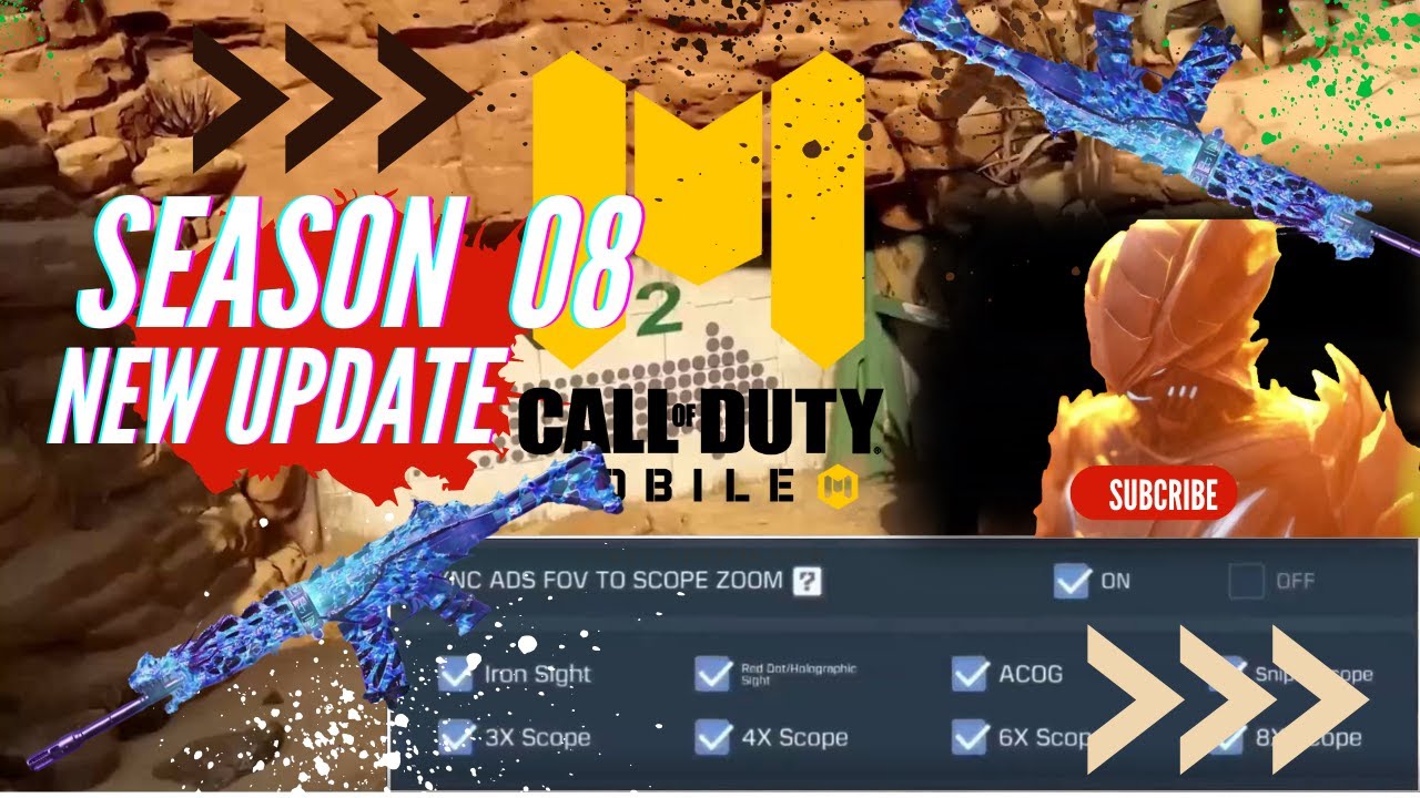 Season 8 New Update Brief Explain | Mythic Krig 6 Returns | All New Changes | COD Mobile
