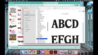 Download fonts from dafont and apply in Adobe Illustrator screenshot 5