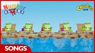 Numberblocks Songs | Five Little Speckled Frogs