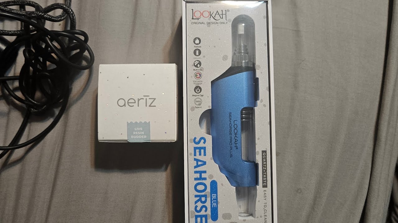 JENNY KUSH Live Budder by AERIZ + SEAHORSE PRO plus by LOOKAH unboxing.