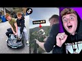 Reacting To My SUPER VIRAL TikToks.. (LOL WTF)