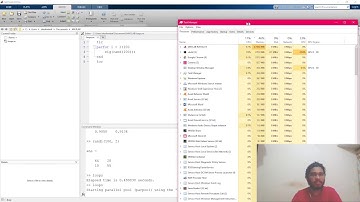 1.2 MATLAB - loops - for, while, nested. parfor