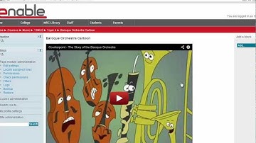 Embedding YouTube videos into a Moodle course
