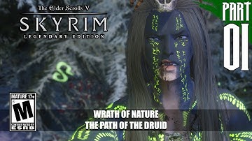 Skyrim Mods: Wrath Of Nature - The Path Of The Druid | Haming the Druid Gameplay Part 1
