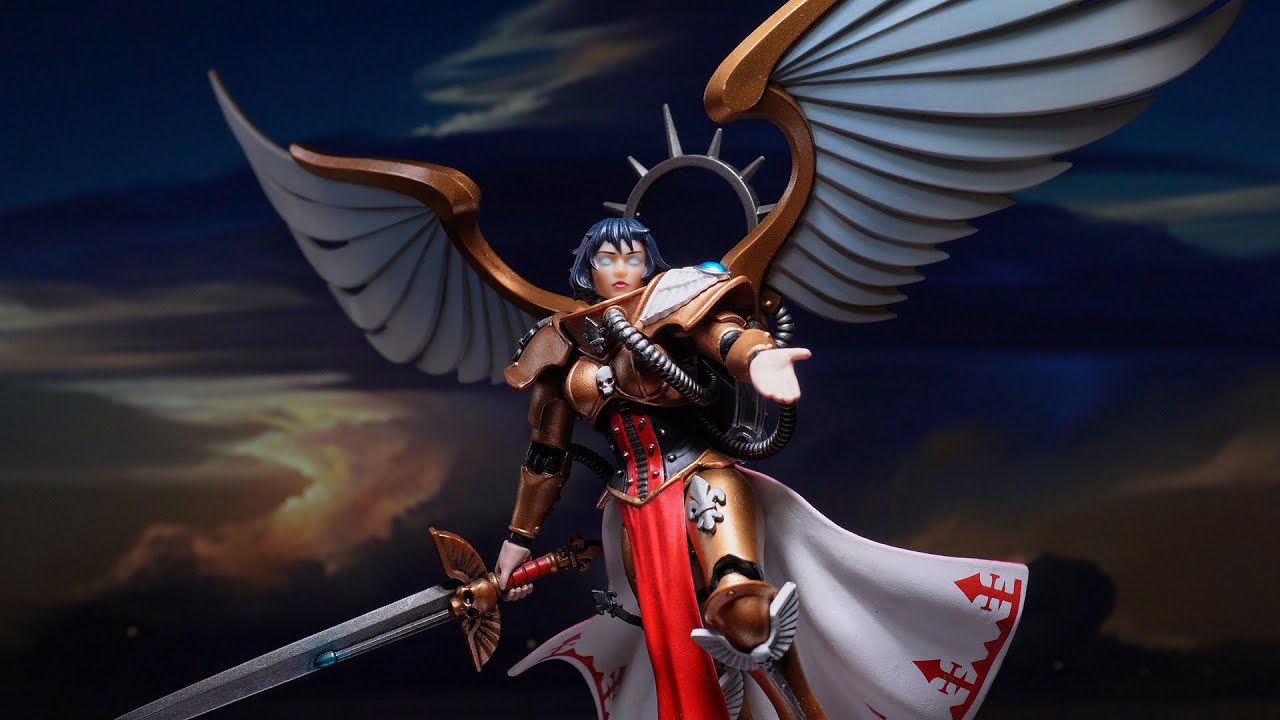 JoyToy Adepta Sororitas Celestine, The Living Saint unboxing