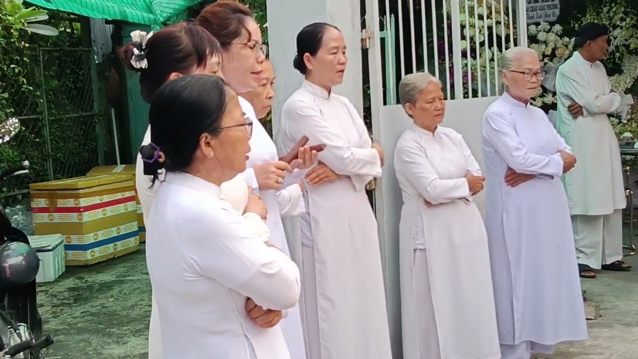 Đám tang Dì Năm, ấp Nhà Dài, Cần Đước, Long An 