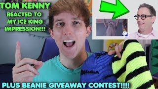 Tom Kenny REACTED TO MY IMPRESSION!!!! (Plus Beanie Giveaway!!) Resimi